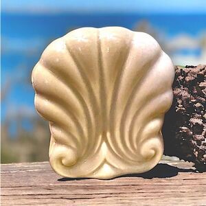 Sea Shell l Napkin or Mail holder l Home, Office, Bath l Glazed Ceramic, Glass